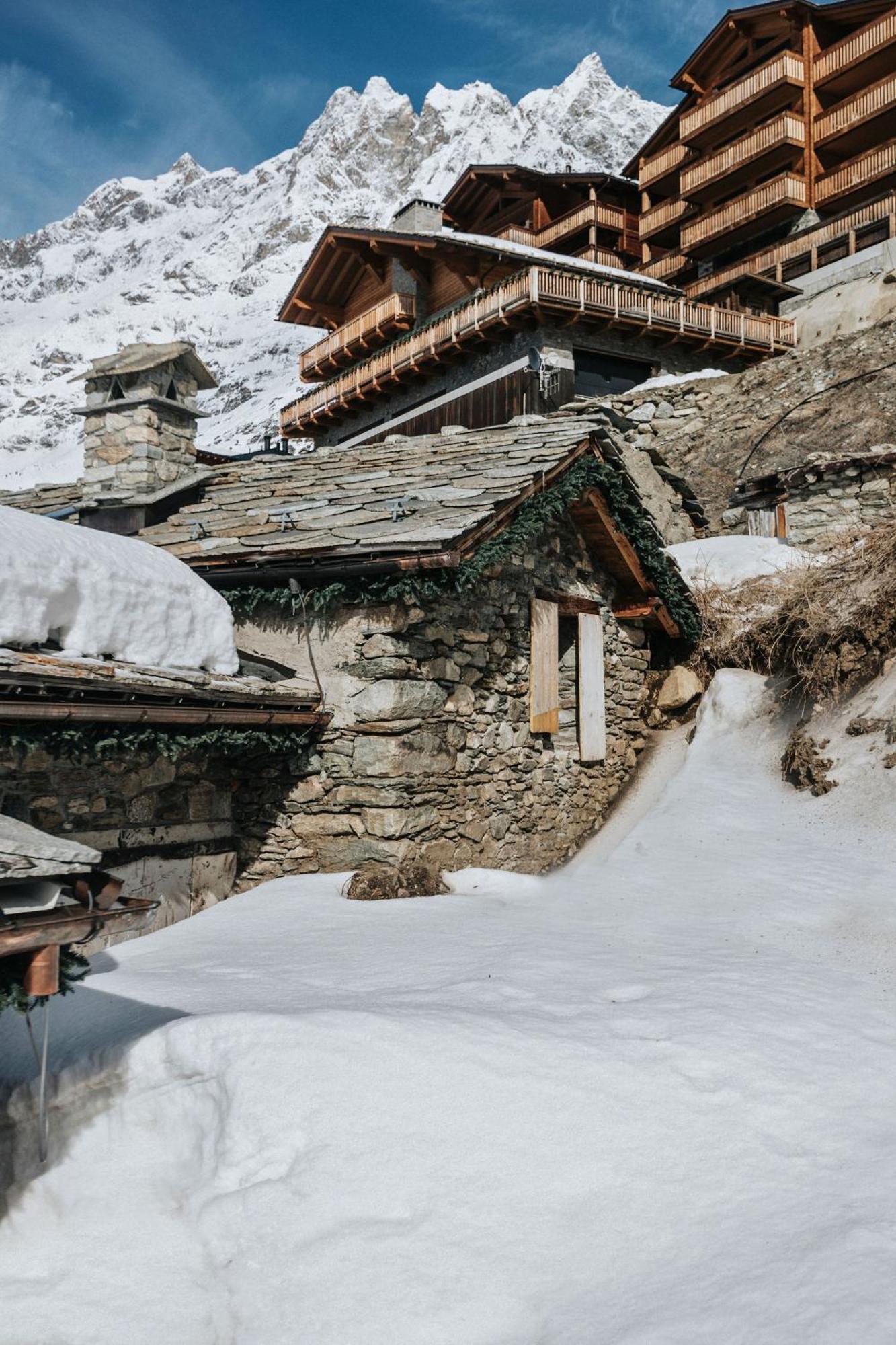 Hotel Cime Bianche Брей-Червиния Экстерьер фото